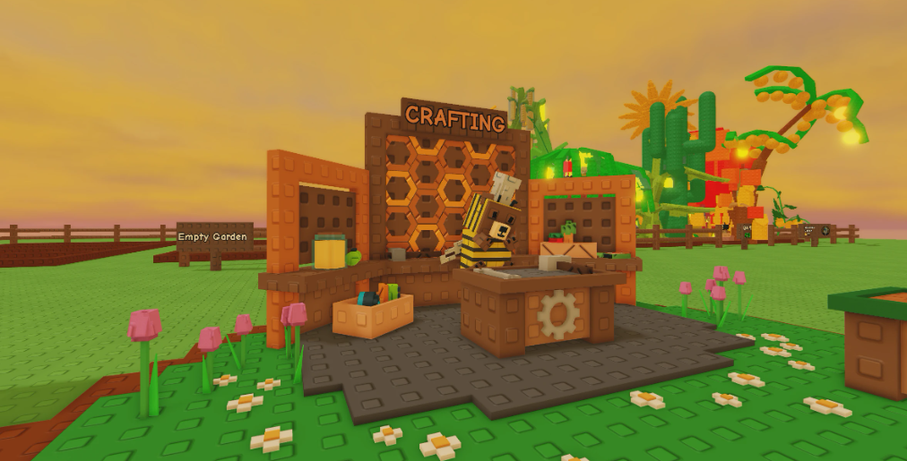 cara mendapatkan Sugar Apple, Working Bees and Crafting di mode Grow a Garden pada Roblox
