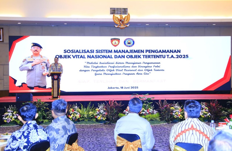 Baharkam Polri menggelar Sosialisasi Sistem Manajemen Pengamanan Obvitnas  (Beritanasional/Bachtiar)