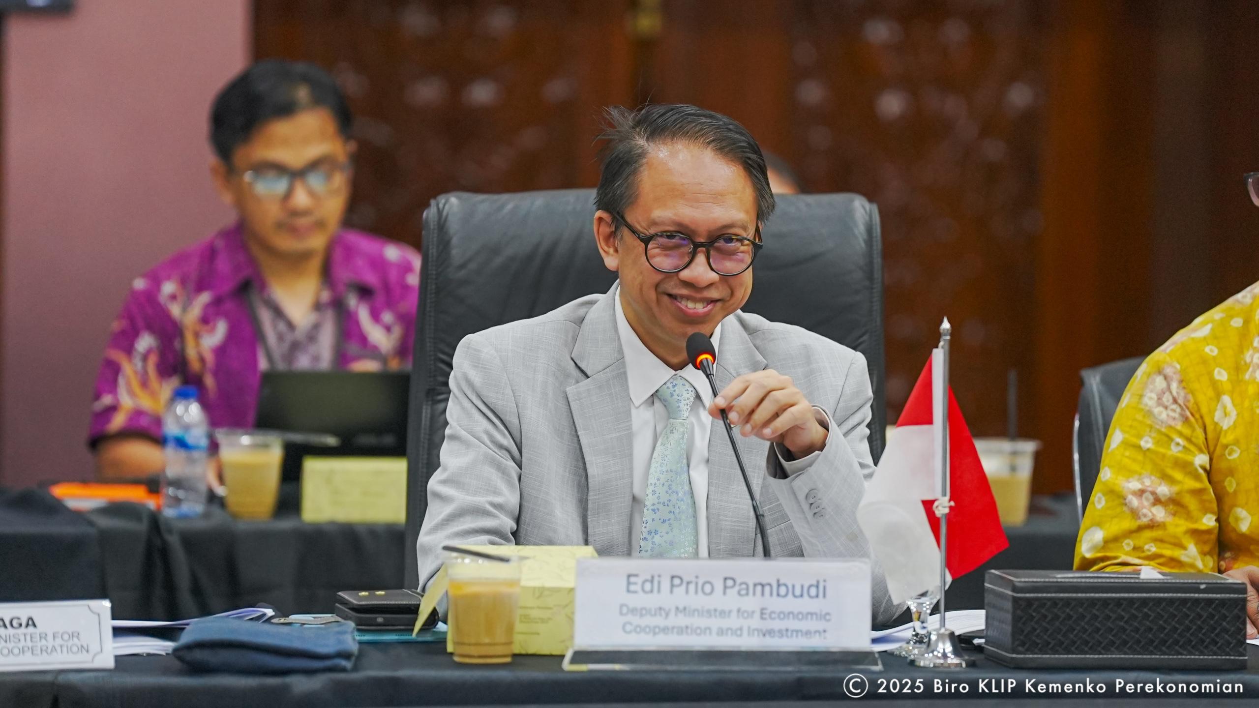 Deputi Bidang Kerja Sama Ekonomi dan Investasi Kemenko Perekonomian Edi Prio Pambudi. (Foto/ekon.go.id)