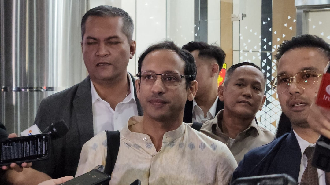 Mantan Menteri Pendidikan, Kebudayaan, Riset, dan Teknologi (Mendikbudristek) Nadiem Makarim. (BeritaNasional/Panji Septo)