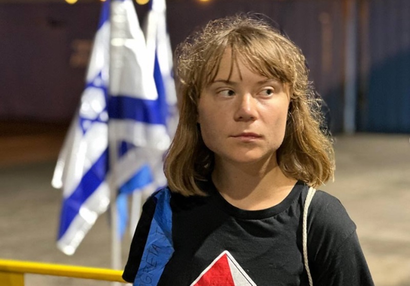 Greta Thunberg ditangkap Israel (Foto/Instagram Freedom Flotilla)