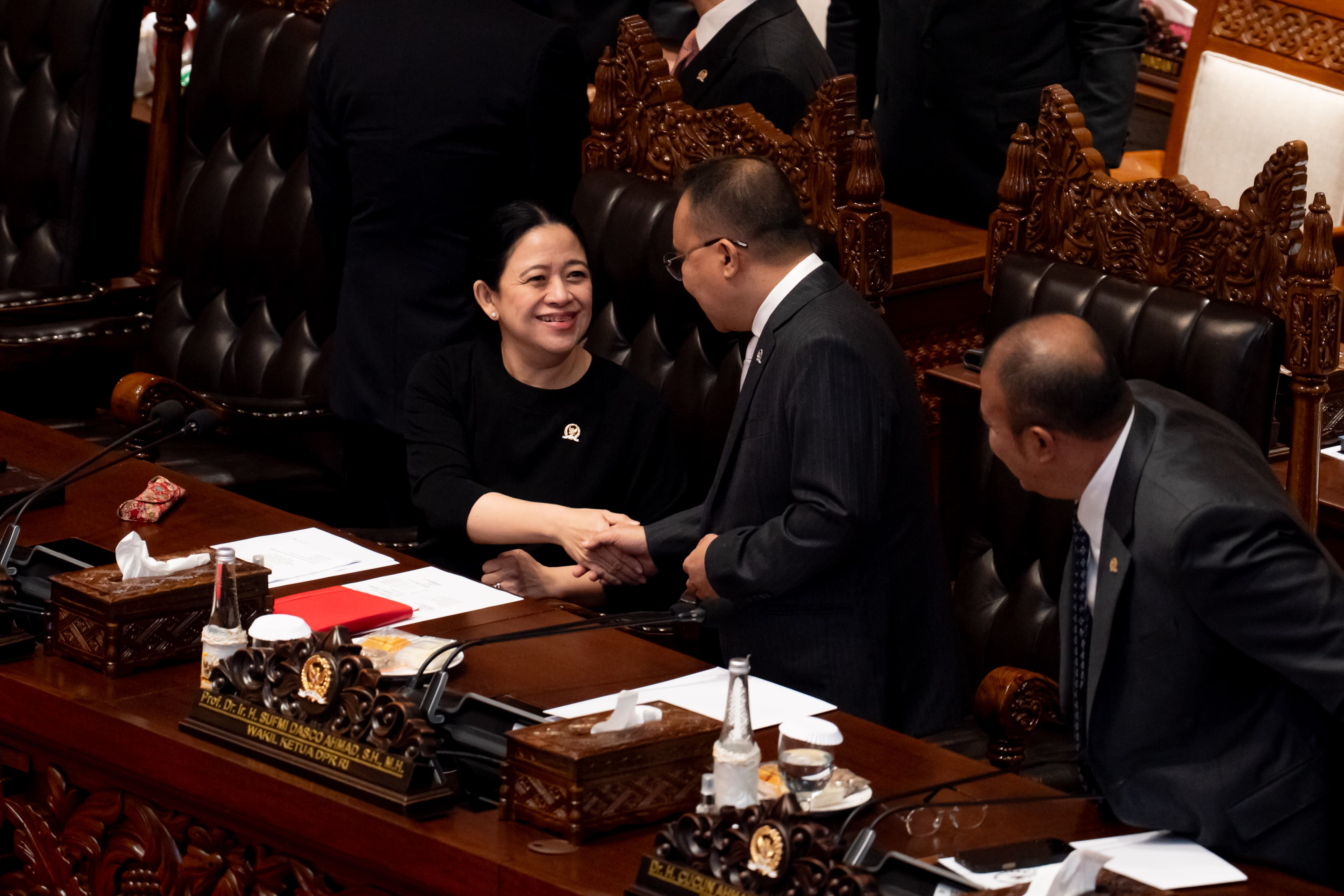 Ketua DPR Puan Maharani saat pimpin Rapat Paripurna (BeritaNasional/Tim Humas)