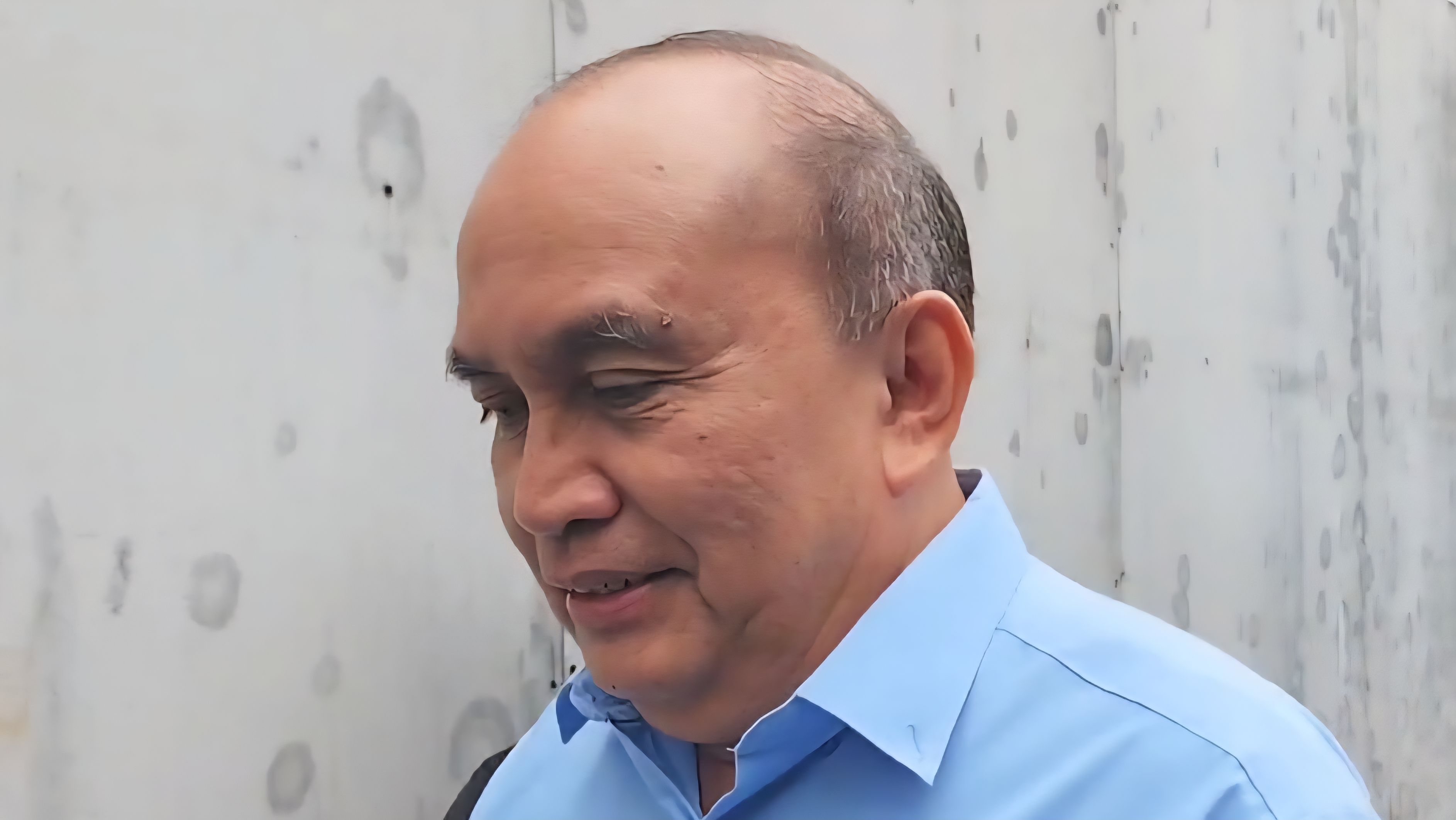 eks staf ahli menteri ketenagakerjaan era Hanif Dhakiri, Ruslan Irianto Simbolon. (BeritaNasional/Panji)