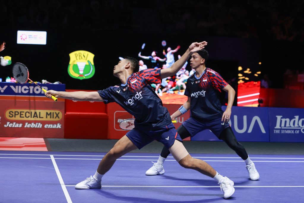 Ganda Putra Indonesia Fajar/Rian. (Foto/PBSI)