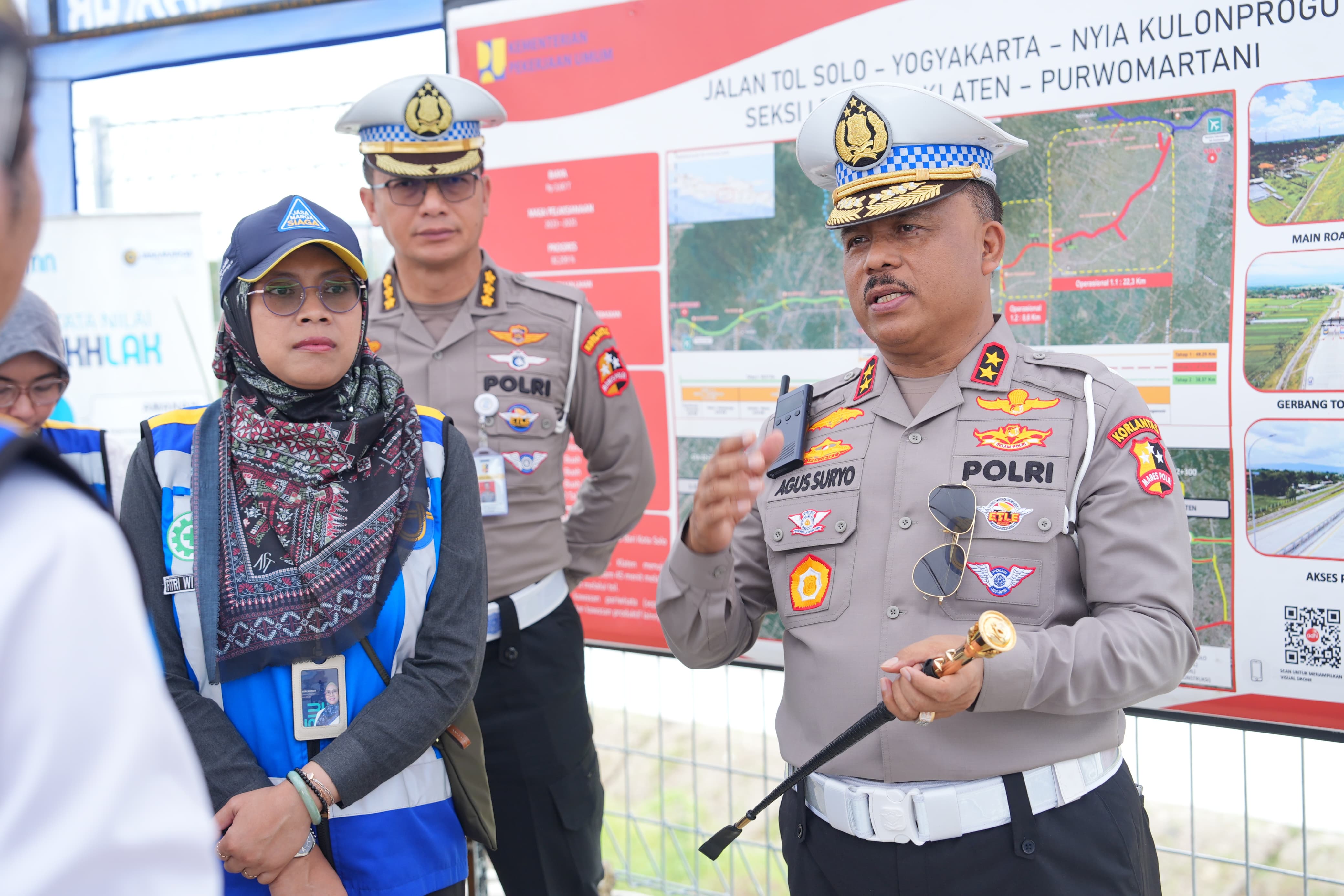 Kakorlantas Polri Agus Suryonugroho saat melakukan sosialisasi. (Foto/Dokumentasi Humas Polri)