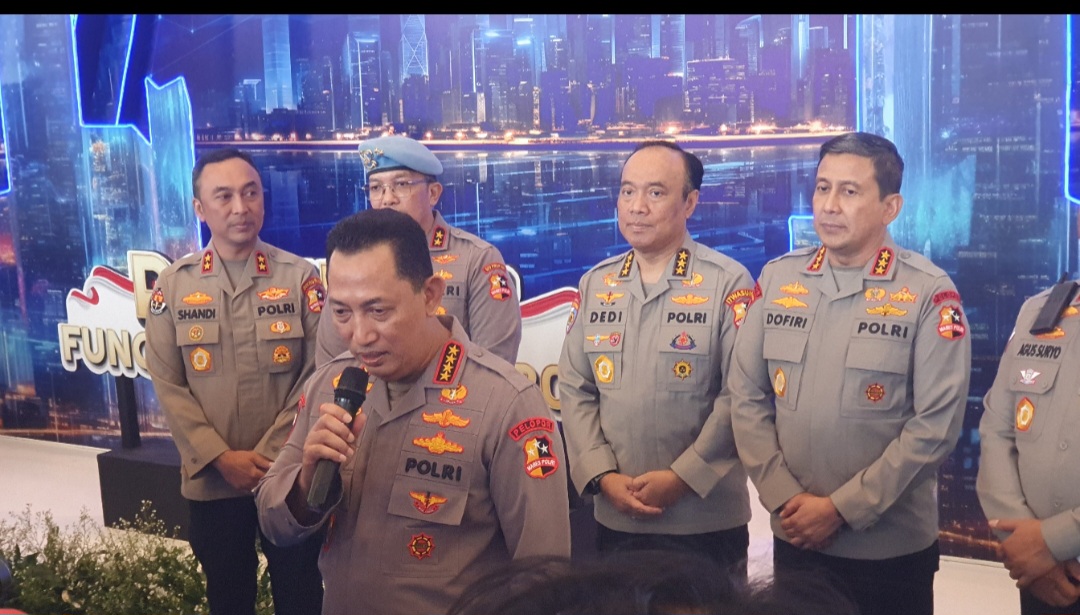 Kapolri Jenderal Listyo Sigit Prabowo beserta jajaran (BeritaNasional/Mabes Polri)