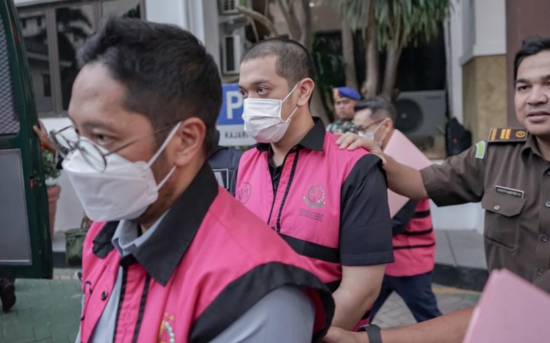 Kejagung Limpahkan 9 Tersangka (Beritanasional/Bachtiar)