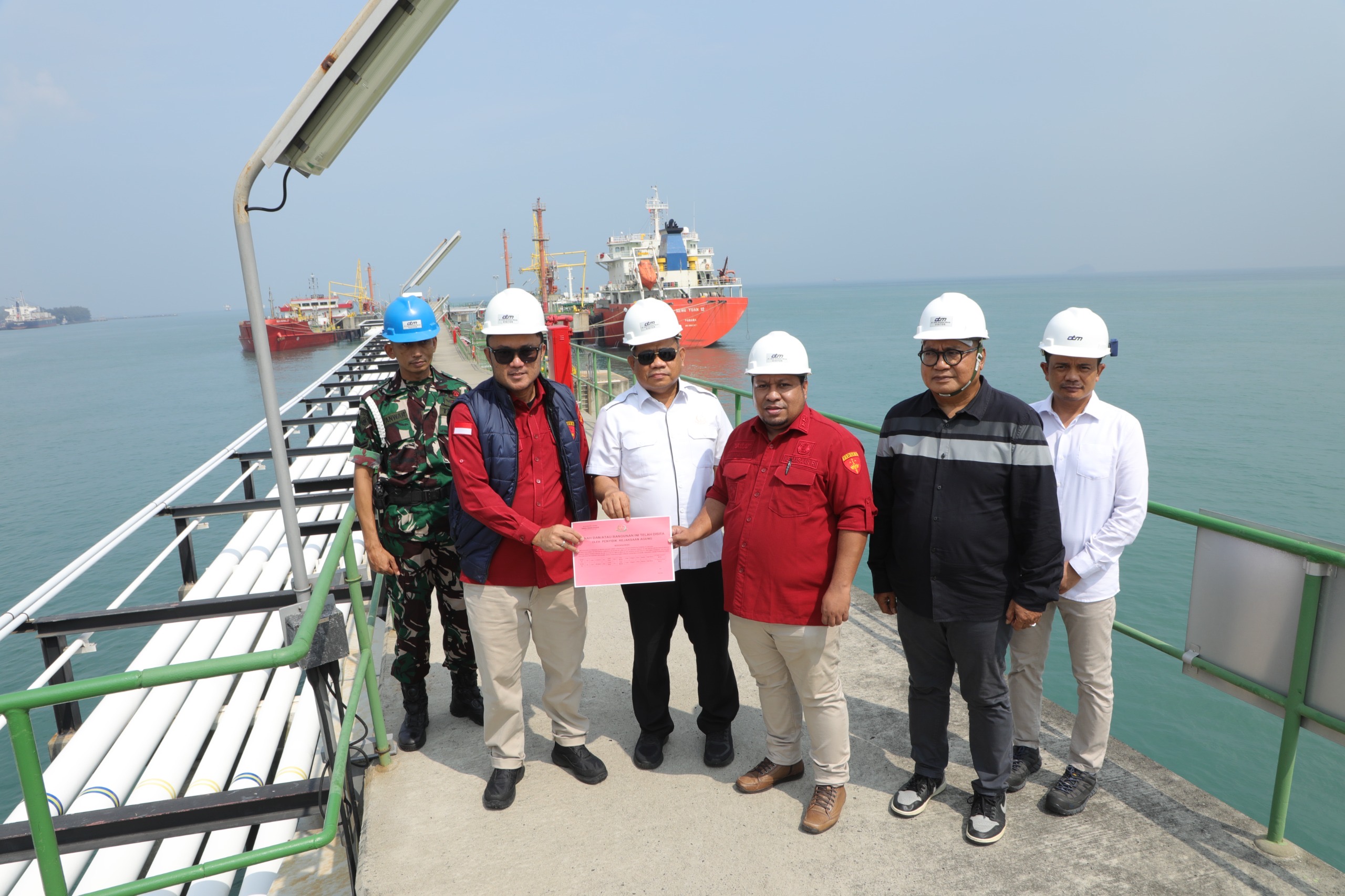 Kejagung Sita Kilang PT OTM. (Foto/istimewa)
