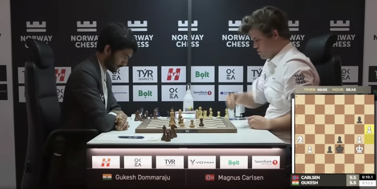 Pecatur dunia, Magnus Carlsen. (Foto/Youtube)