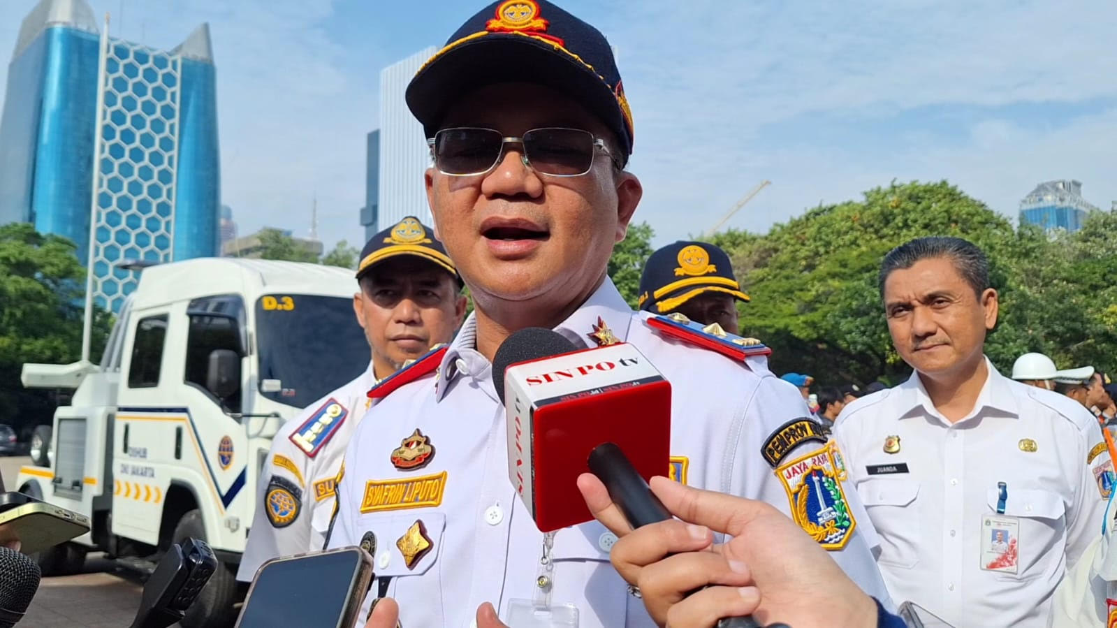 Kepala Dinas Perhubungan DKI Jakarta Syafrin Liputo. (BeritaNasional/Lydia)