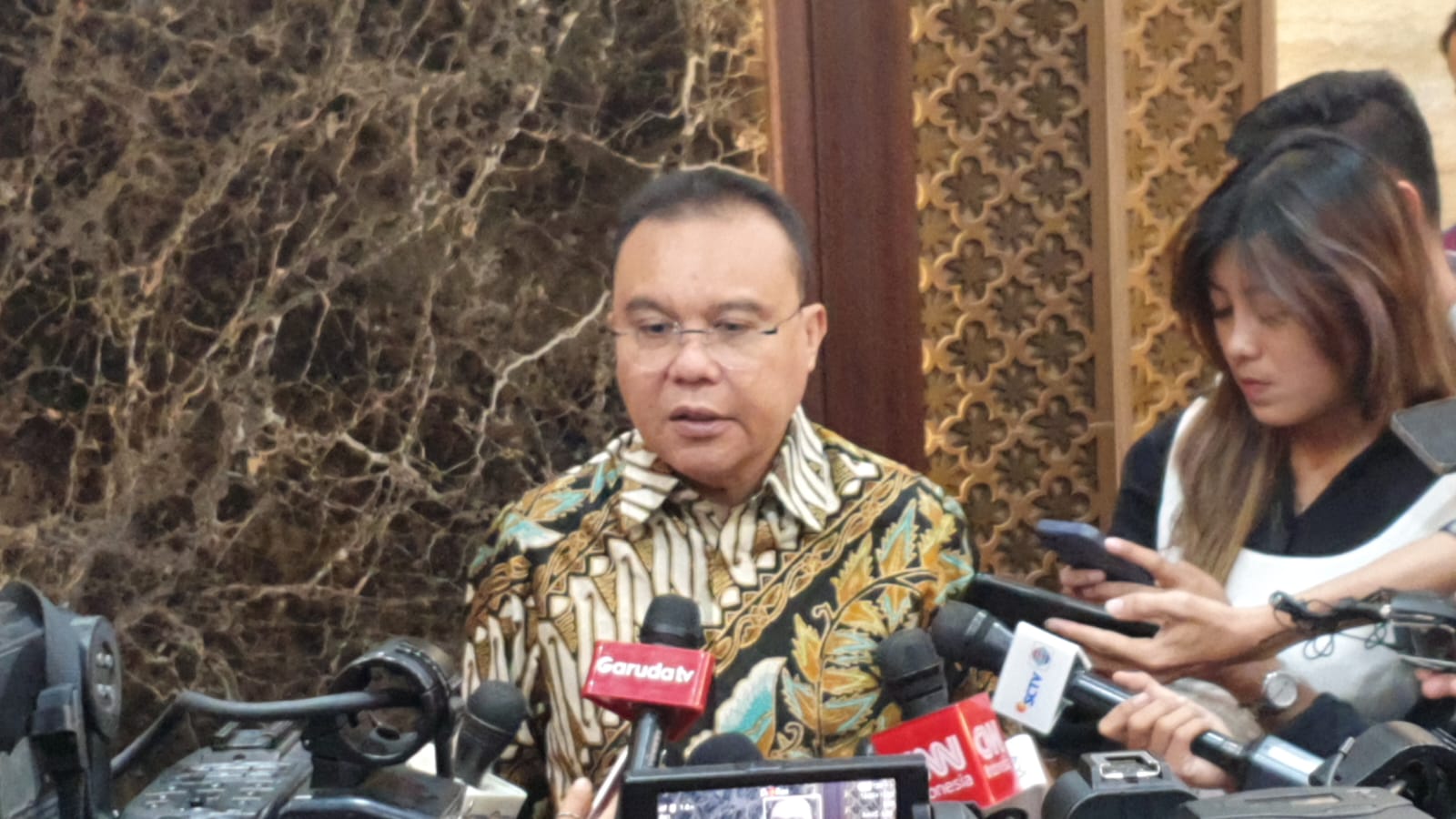 Ketua Harian DPP Partai Gerindra Sufmi Dasco Ahmad. (BeritaNasional/Ahda)