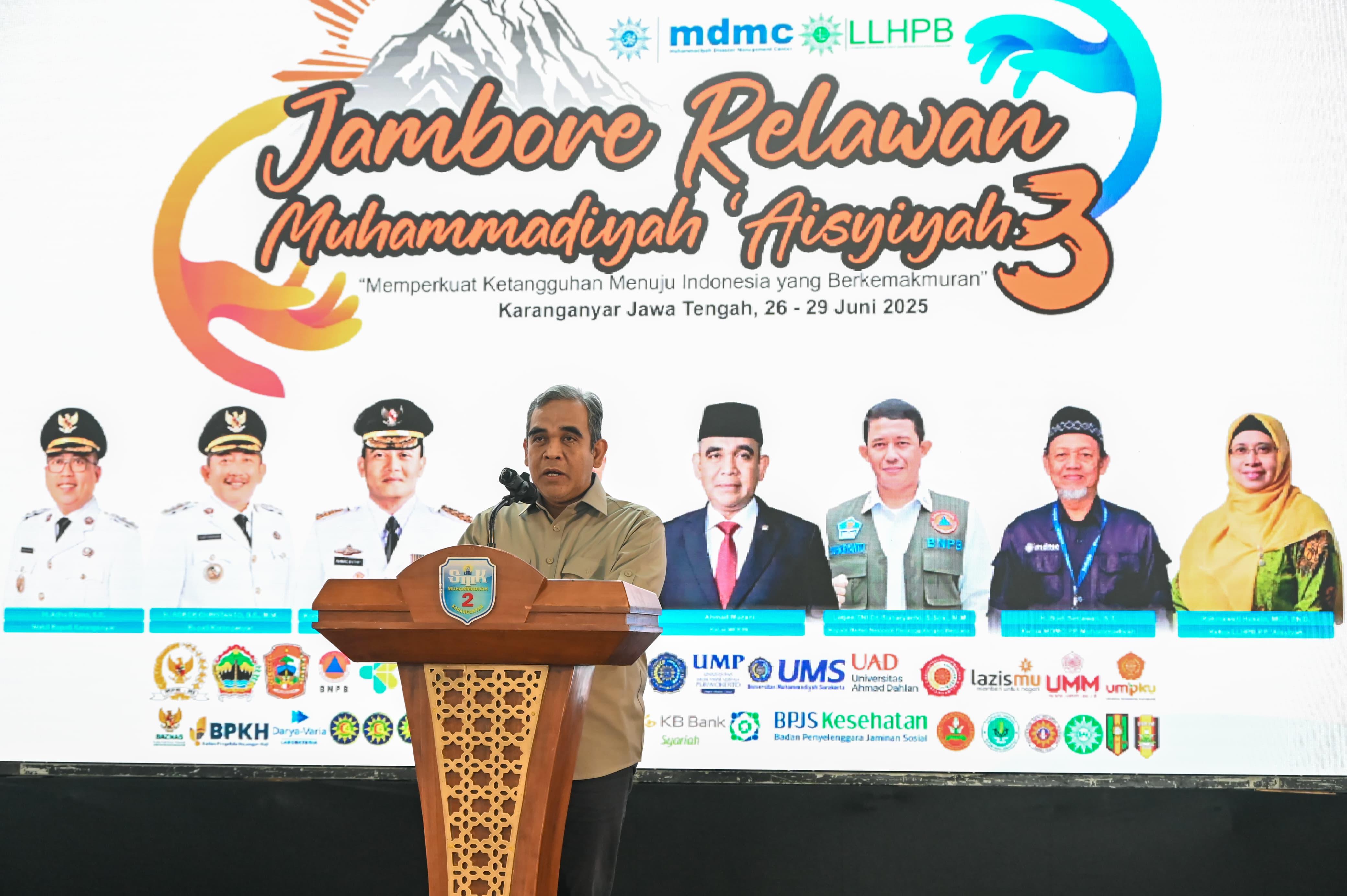 Ketua MPR RI Ahmad Muzani hadir dalam Jambore Muhammadiyah dan Aisyiyah di Tawangmangu. (Foto/istimewa).