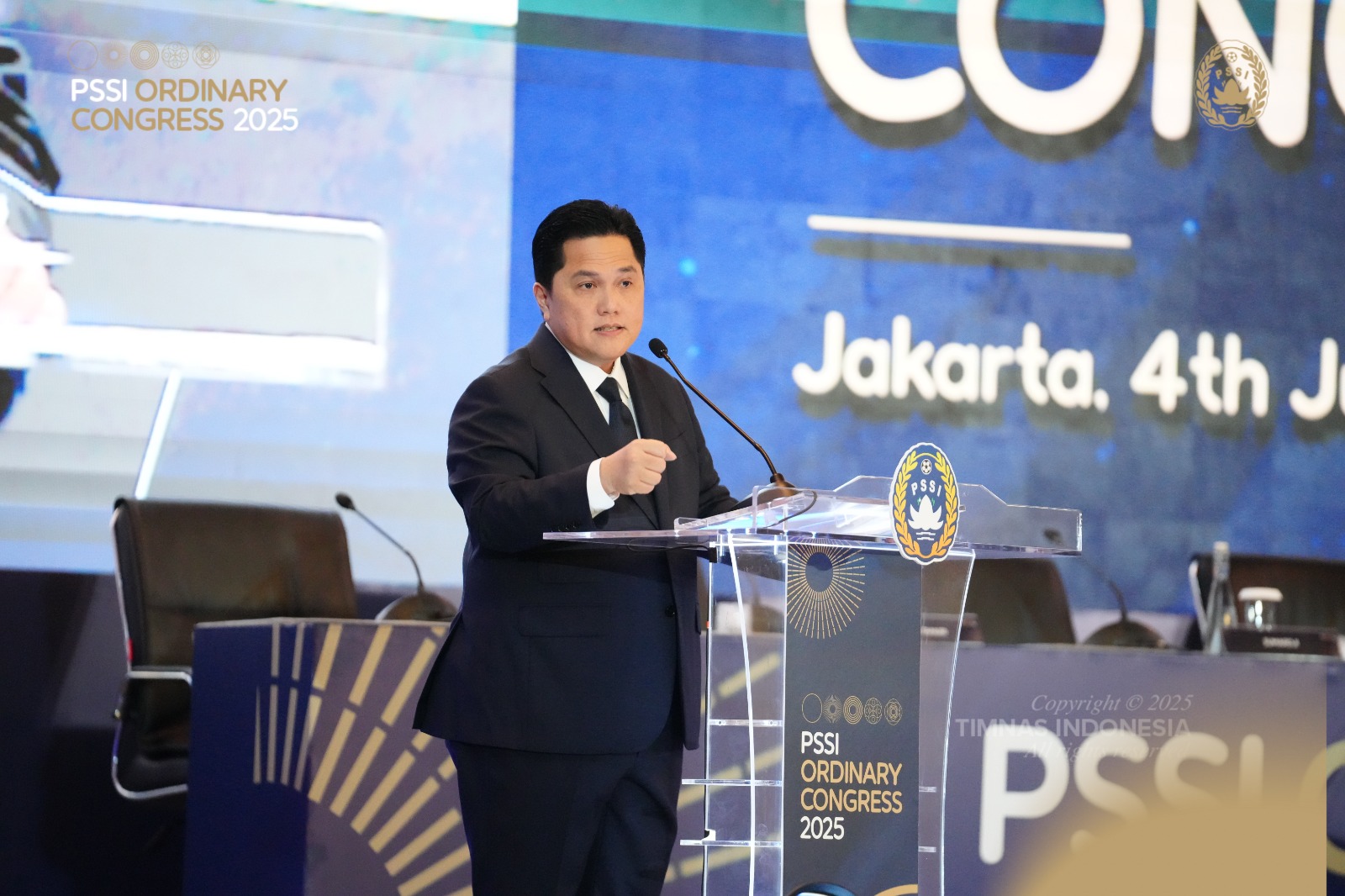 Ketua Umum PSSI Erick Thohir. (Foto/PSSI)