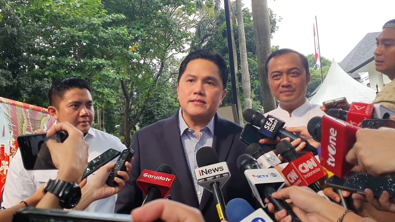 Ketua Umum PSSI Erick Thohir. (BeritaNasional/Bachtiar)