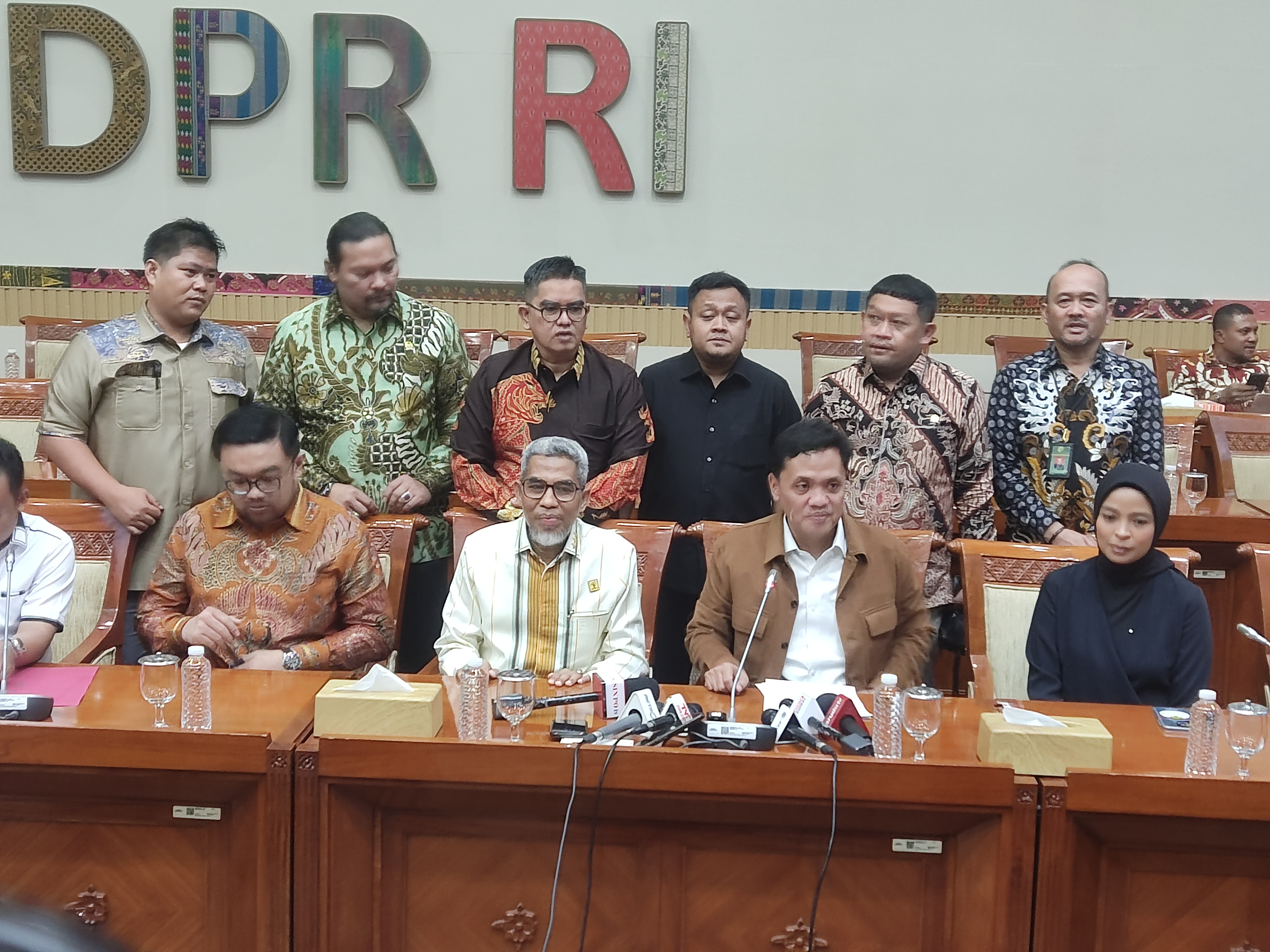Komisi III DPR RI menggelar rapat dengar pendapat dengan Direktorat Jenderal Hak Kekayaan Intelektual Kementerian Hukum, Badan Pengawas Mahkamah Agung. (BeritaNasional/Ahda)