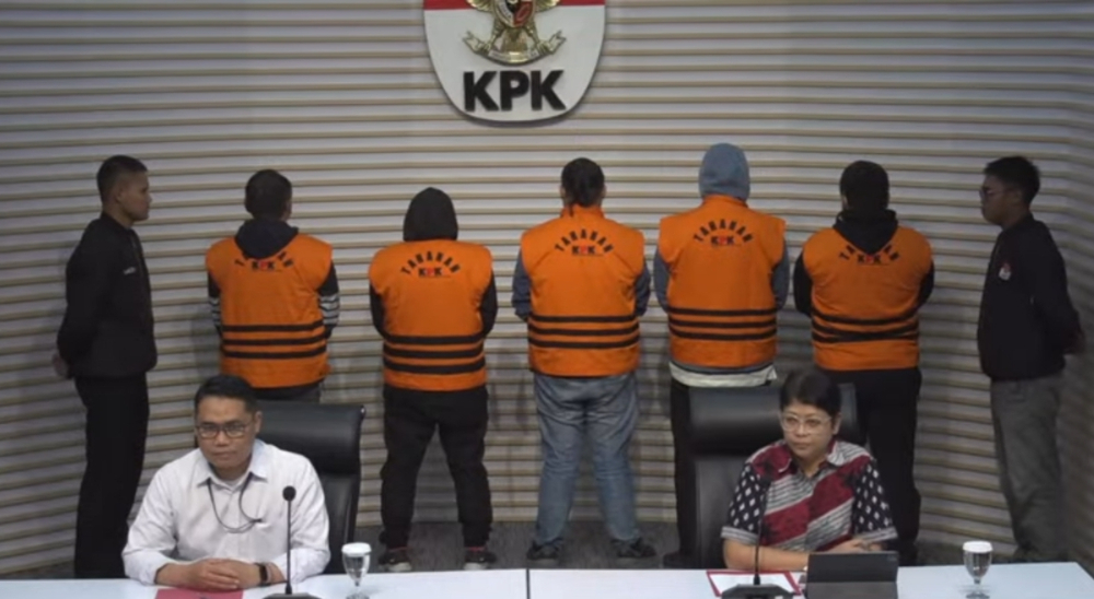 KPK merilis kasus dugaan korupsi proyek jalan di Sumatera Utara. (Foto/KPK)