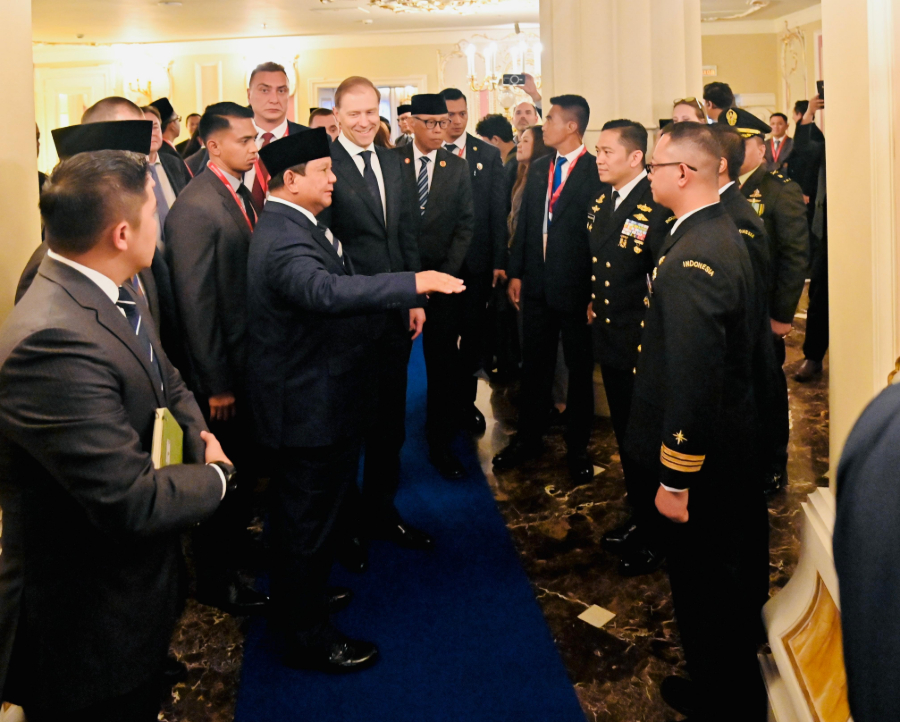 Momen Presiden Prabowo tiba di Federasi Rusia pada Rabu (18/6/2025). (Foto/Sekretariat Presiden)