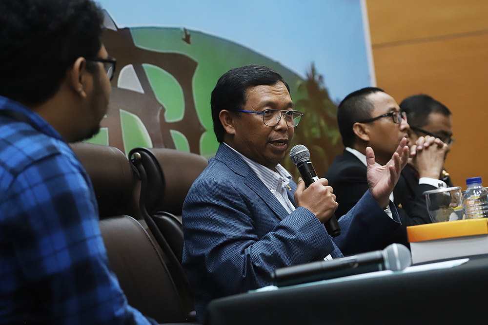Forum Legislasi dengan tema: “'RUU Perkoperasian Perkuat Peran Koperasi Sebagai Pilar Ekonomi". (BeritaNasional/Elvis Sendouw)
