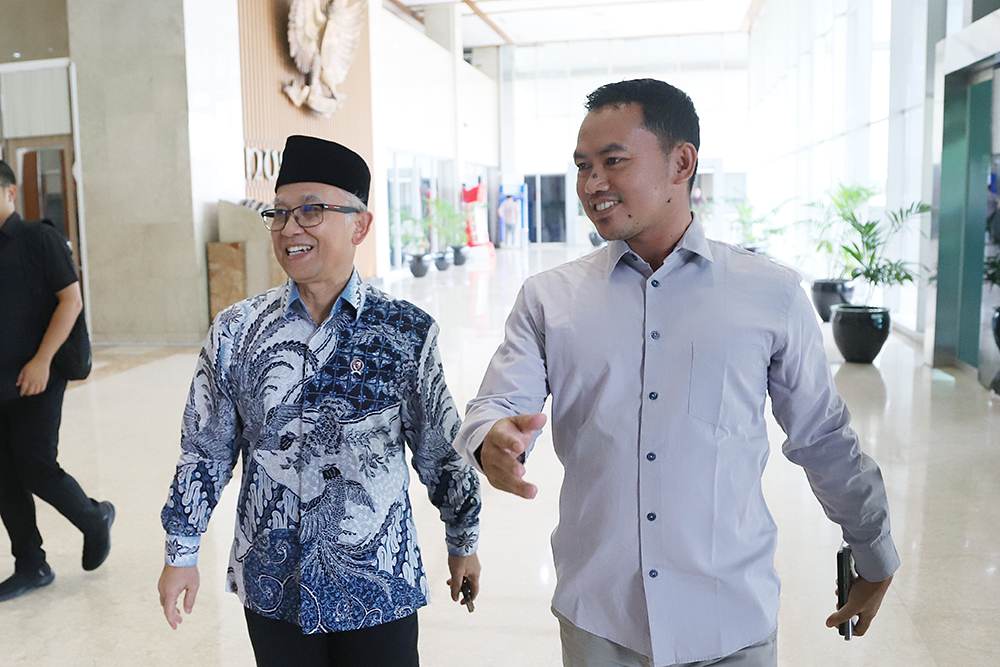 Diskusi Forum Legislasi dengan tema: “RUU Sisdiknas untuk Sistem Pendidikan yang Inklusif dan Berkeadilan”. (BeritaNasional/Elvis Sendouw)