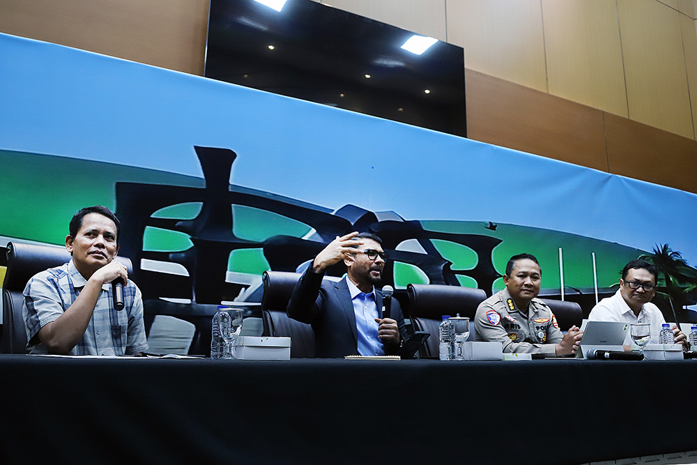 Dialektika KWP bersama DPR bahas Transformasi Digital Korlantas: Menjawab Tantangan Pelayanan Modern untuk Masyaraka. (BeritaNasional/Elvis Sendouw)