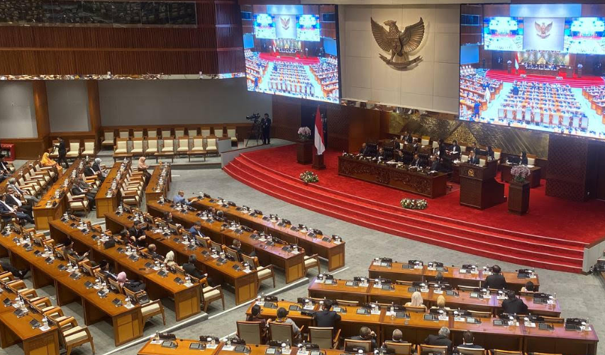 Suasana Rapat Paripurna ke-20 Masa Persidangan IV Tahun Sidang 2024–2025, Selasa (24/6/2025). (BeritaNasional/Ahda)