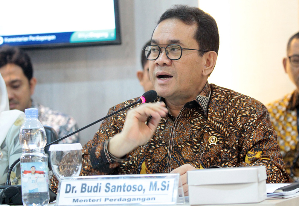 Mendag Terbitkan Permendag 15/2025, Perkuat Standardisasi demi Konsumen & Daya Saing Produk Nasional Mendag Budi Santoso. (BeritaNasional/elvis sendouw)