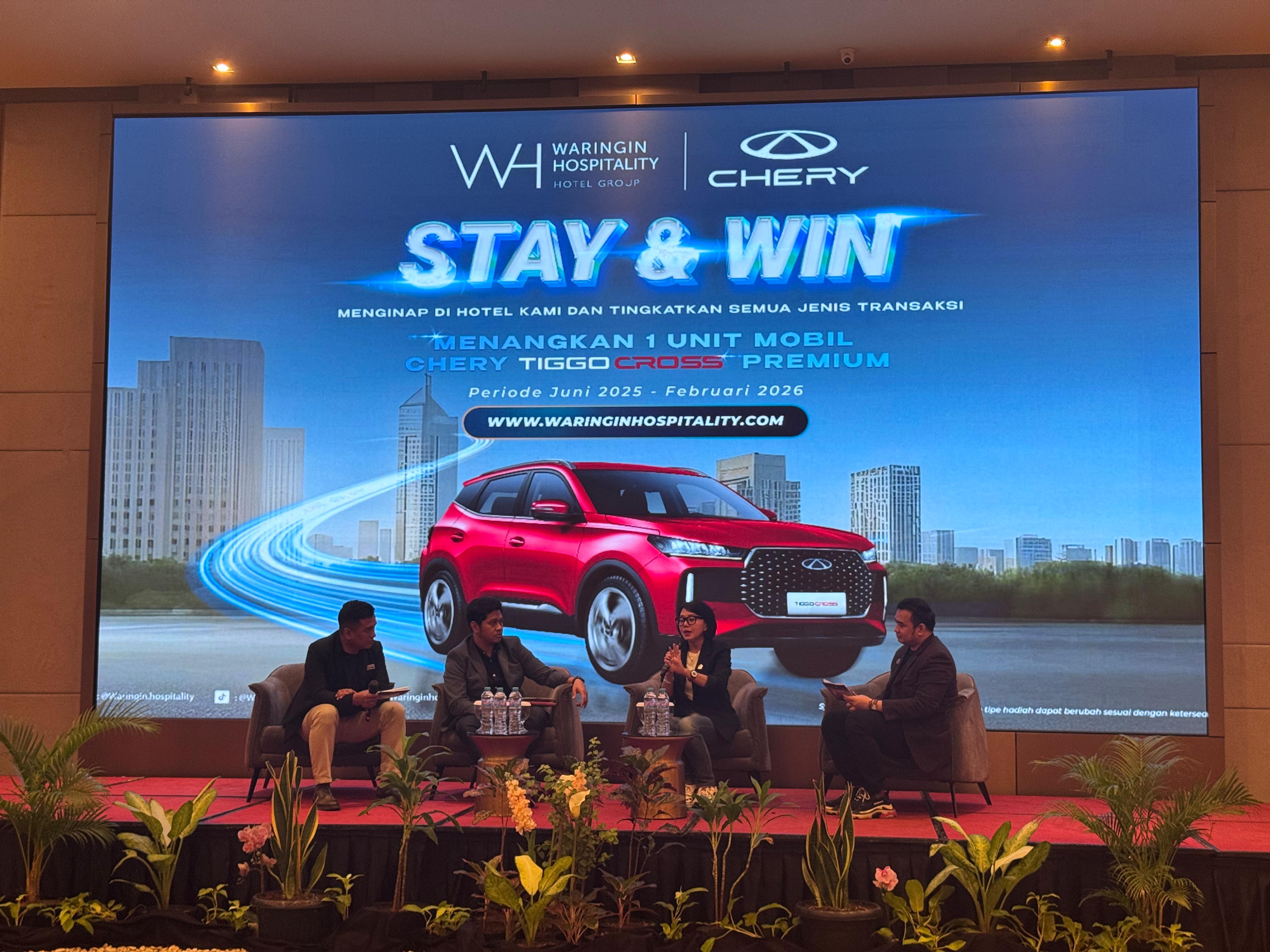 Menginap di Hotel Waringin Hospitality Hotel Group Bisa Menangkan Mobil. (Foto/istimewa)