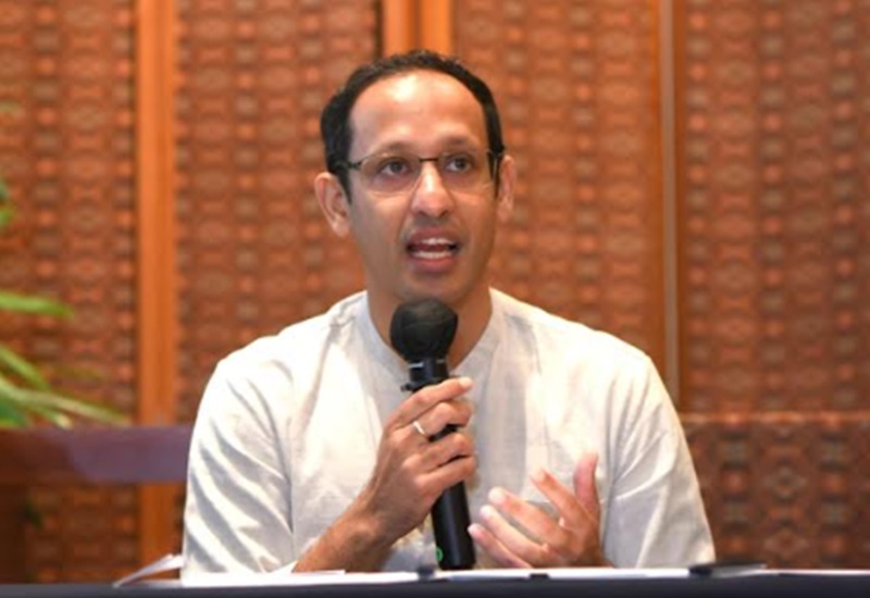 Mantan Menbudristek Nadiem Makarim (Beritanasional/Bachtiar)
