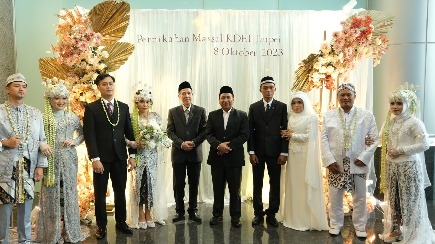 Nikah massal oleh Kemenag RI. (Foto/Kemenag RI)