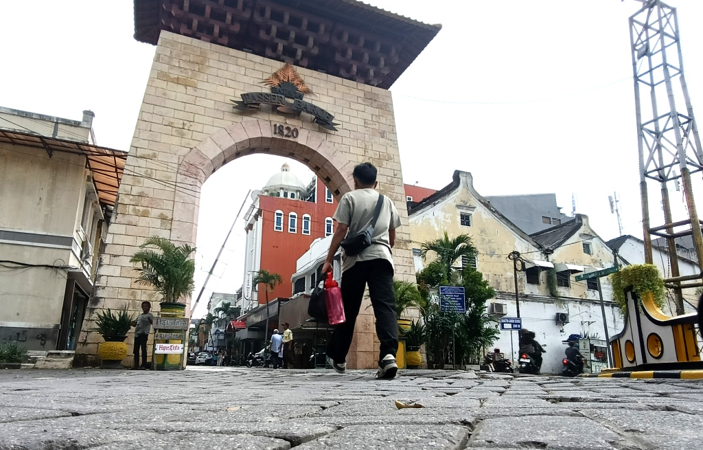 Suasana di kawasan Pasar Baru, Jakarta, Rabu (11/6/2025). (Beritanasional.com/Oke Atmaja)