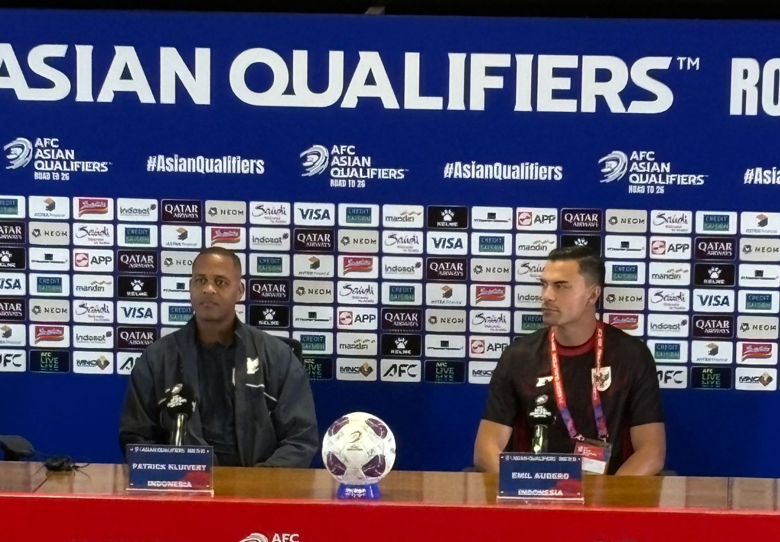 Pelatih Timnas Indonesia Patrick Kluivert. (BeritaNasional/Satria)