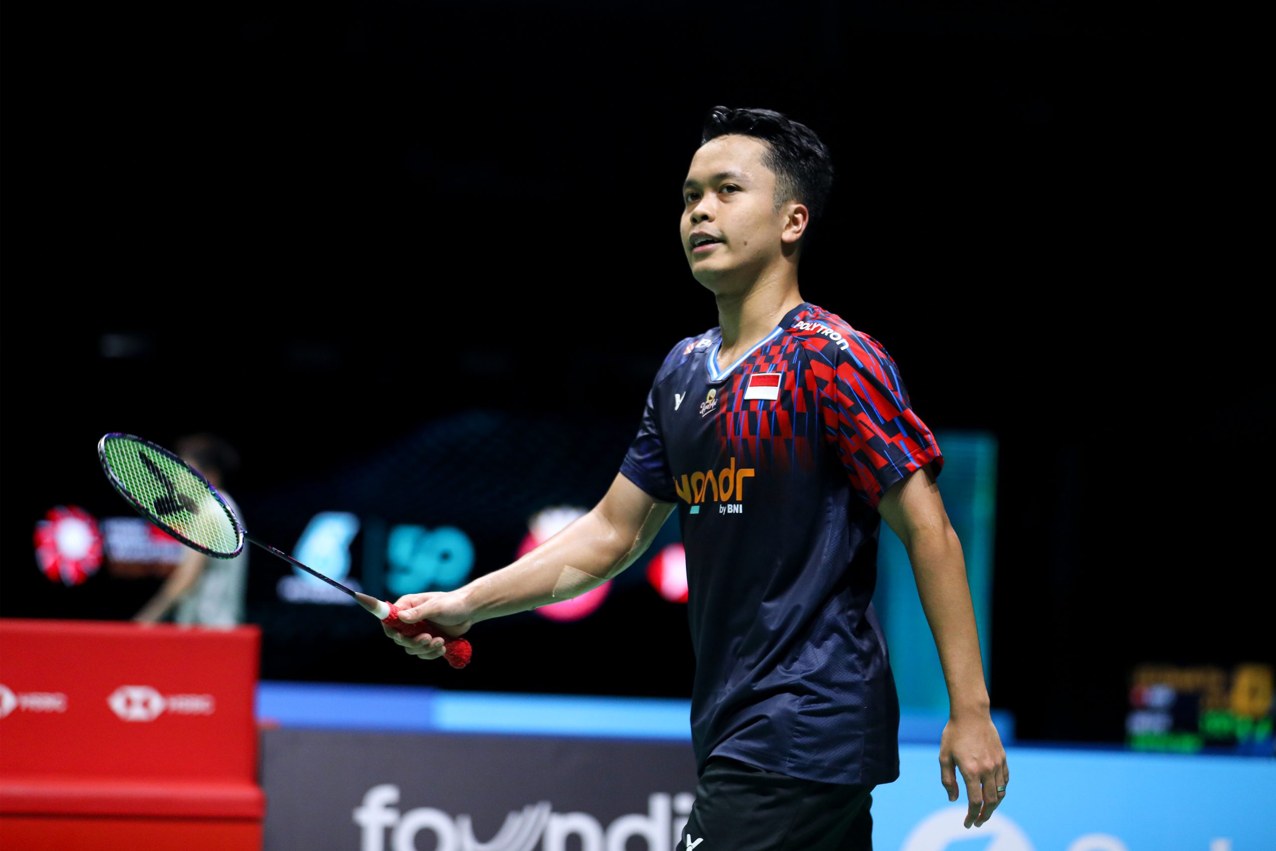 Pebulu tangkis tunggal putra Indonesia Anthony Sinisuka Ginting. (Foto/PBSI)