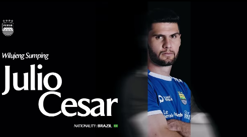 Pemain anyar Persib Bandung Julio Cesar. (Foto/Instagram Persib)