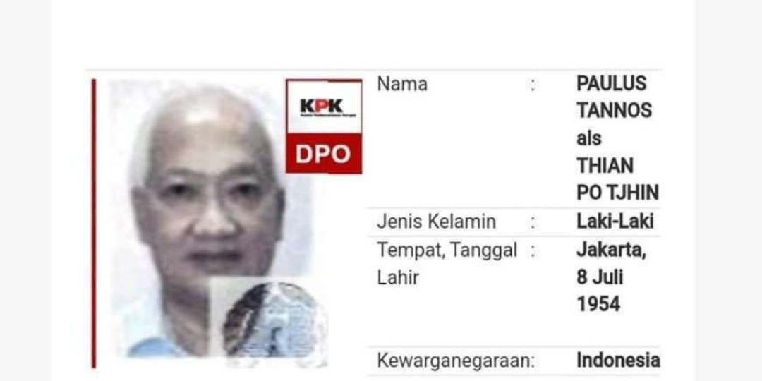 Tersangka dalam kasus korupsi e-KTP, Paulus Tannos. (Foto/doc. KPK)