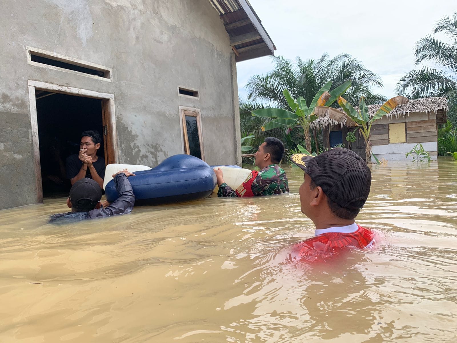 Banjir di Kabupaten Muba Sumatera Selatan (BeritaNasional/BNPB)