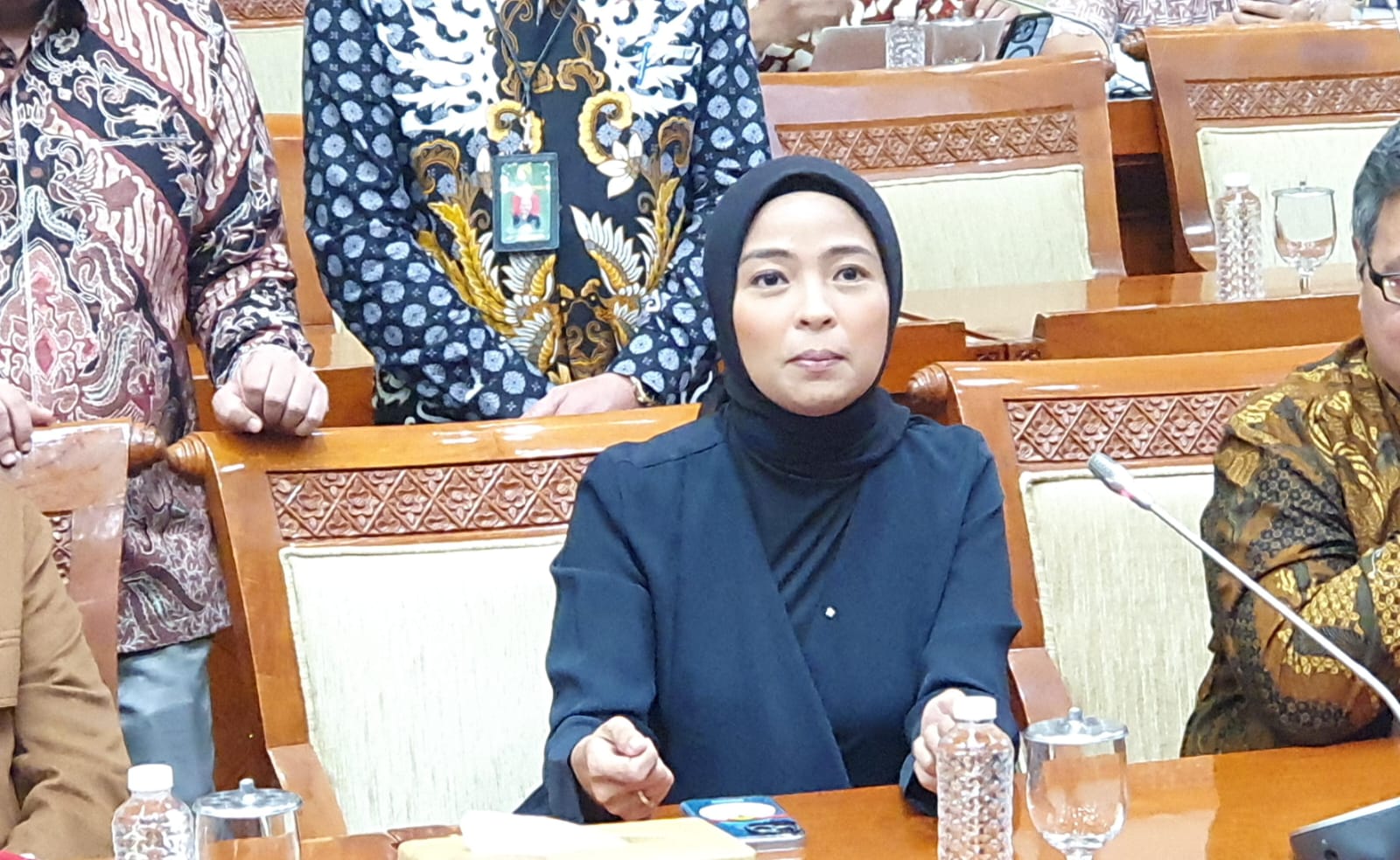 Personel Band KOTAK Tantri Syalindri. (BeritaNasional/Ahda)