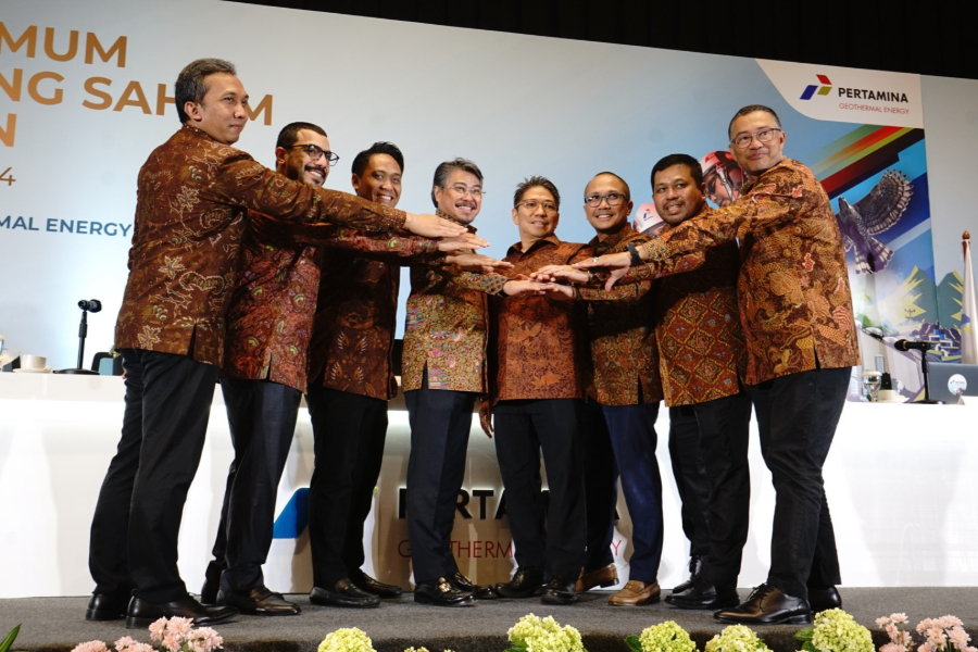 PT Pertamina Geothermal Energy Tbk menggelar RUPST Tahun Buku 2024 pada Selasa, 3 Juni 2025, di Jakarta. (Foto/doc. PGEO)