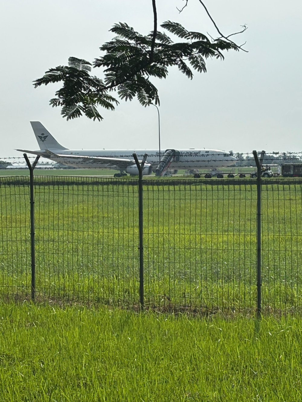 Pesawat Saudia SV 5688. (Foto/Istimewa)
