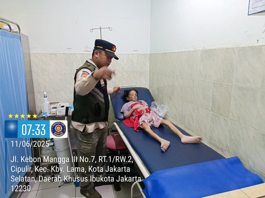 Bocah 7 tahun penuh luka ditemukan terlantar di Pasar Kebayoran Lama, Jakarta Selatan. (Foto/doc. Polri)