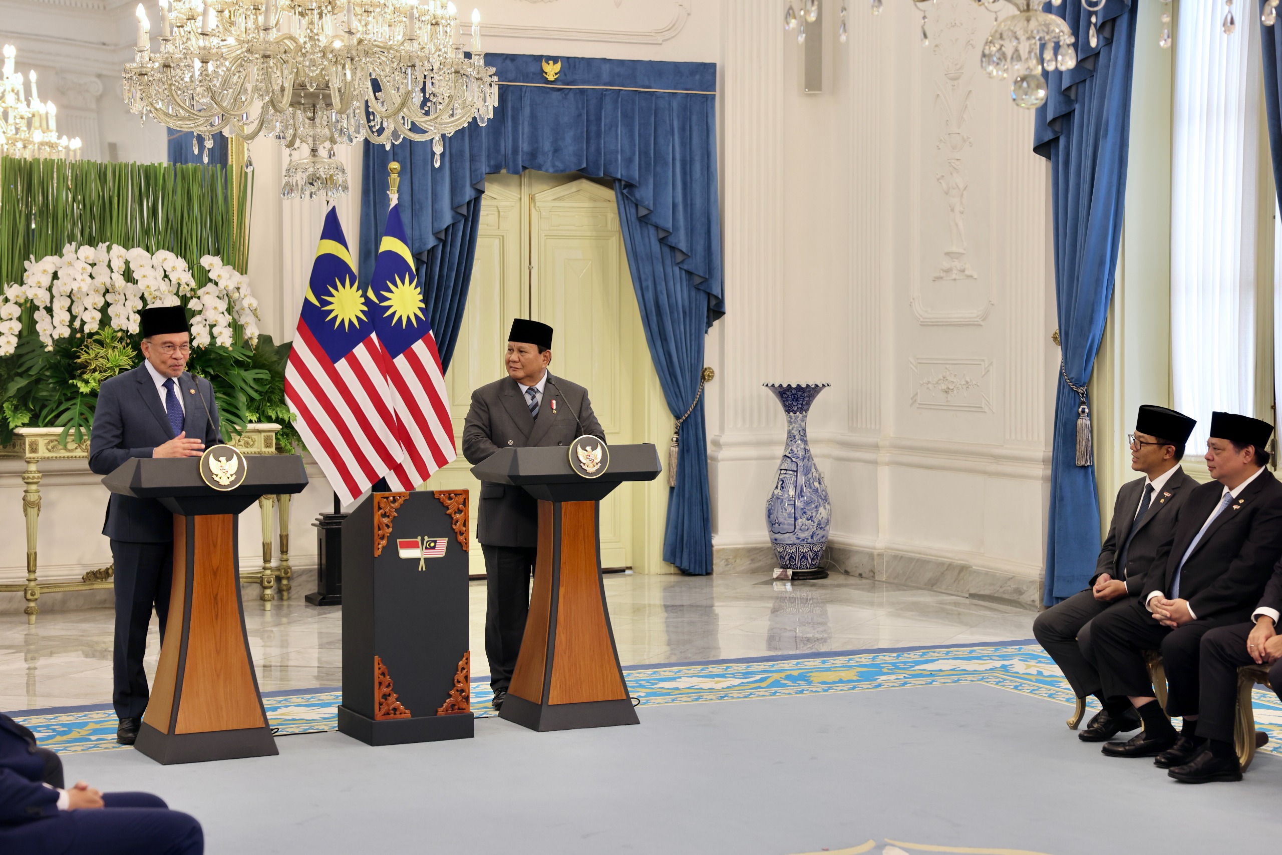 Bertemu Prabowo, PM Anwar Ibrahim Ingin Maksimalkan Potensi Dagang dan Investasi. (Foto/Tim Media Prabowo)