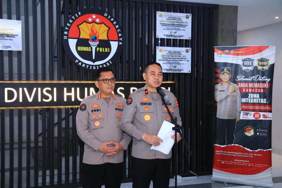 Karo Penmas Divisi Humas Polri, Brigjen Pol Trunoyudo Wisnu Andiko. (BeritaNasional/Bachtiarudin Alam)