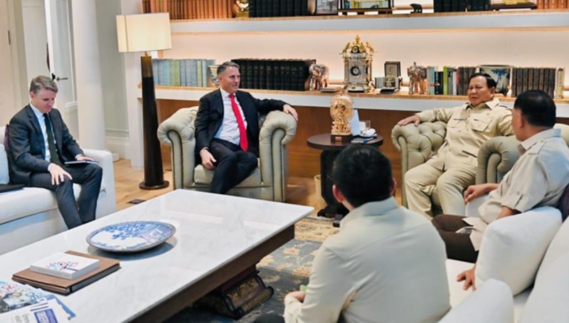Presiden Prabowo terima kunjungan Wakil PM Australia (Foto/Setpres)