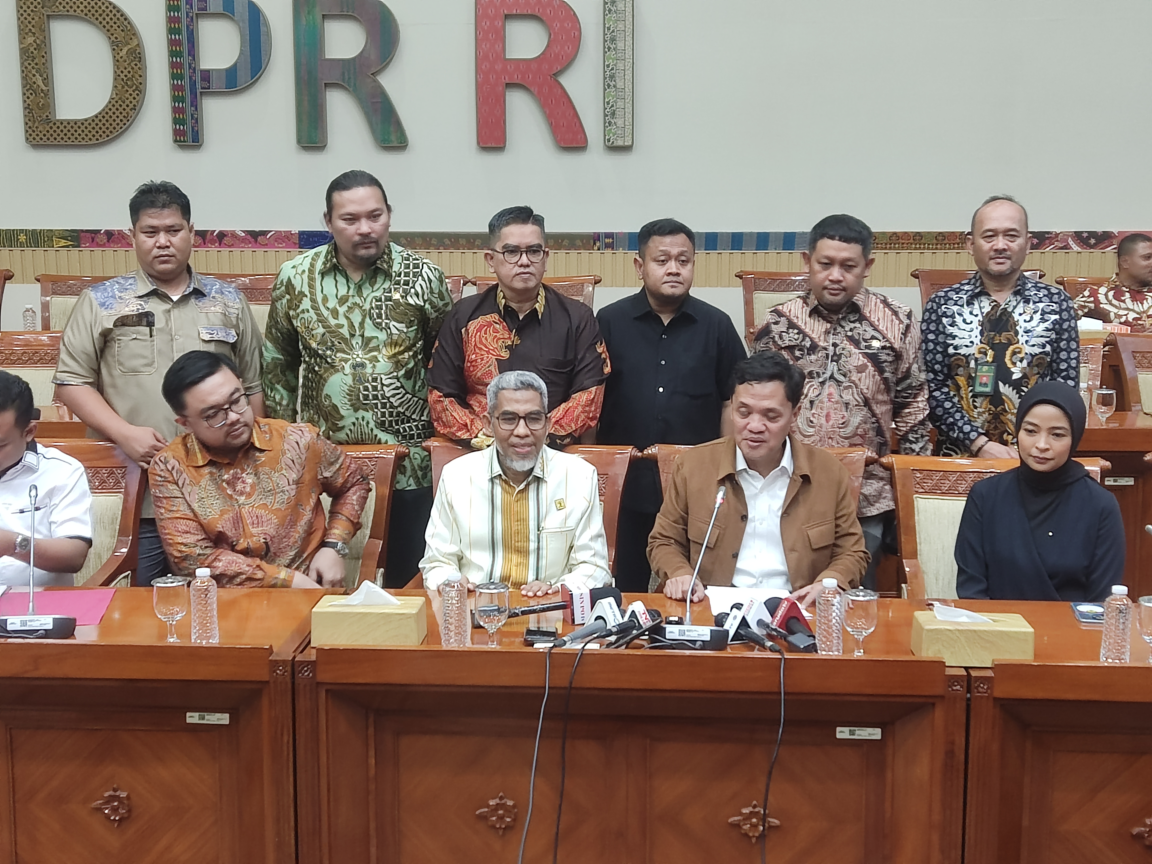 Rapat dengar pendapat Komisi III dengan Badan Pengawas MA, Direktorat Jenderal Hak Kekayaan Intelektual Kementerian Hukum. (BeritaNasional/Ahda)