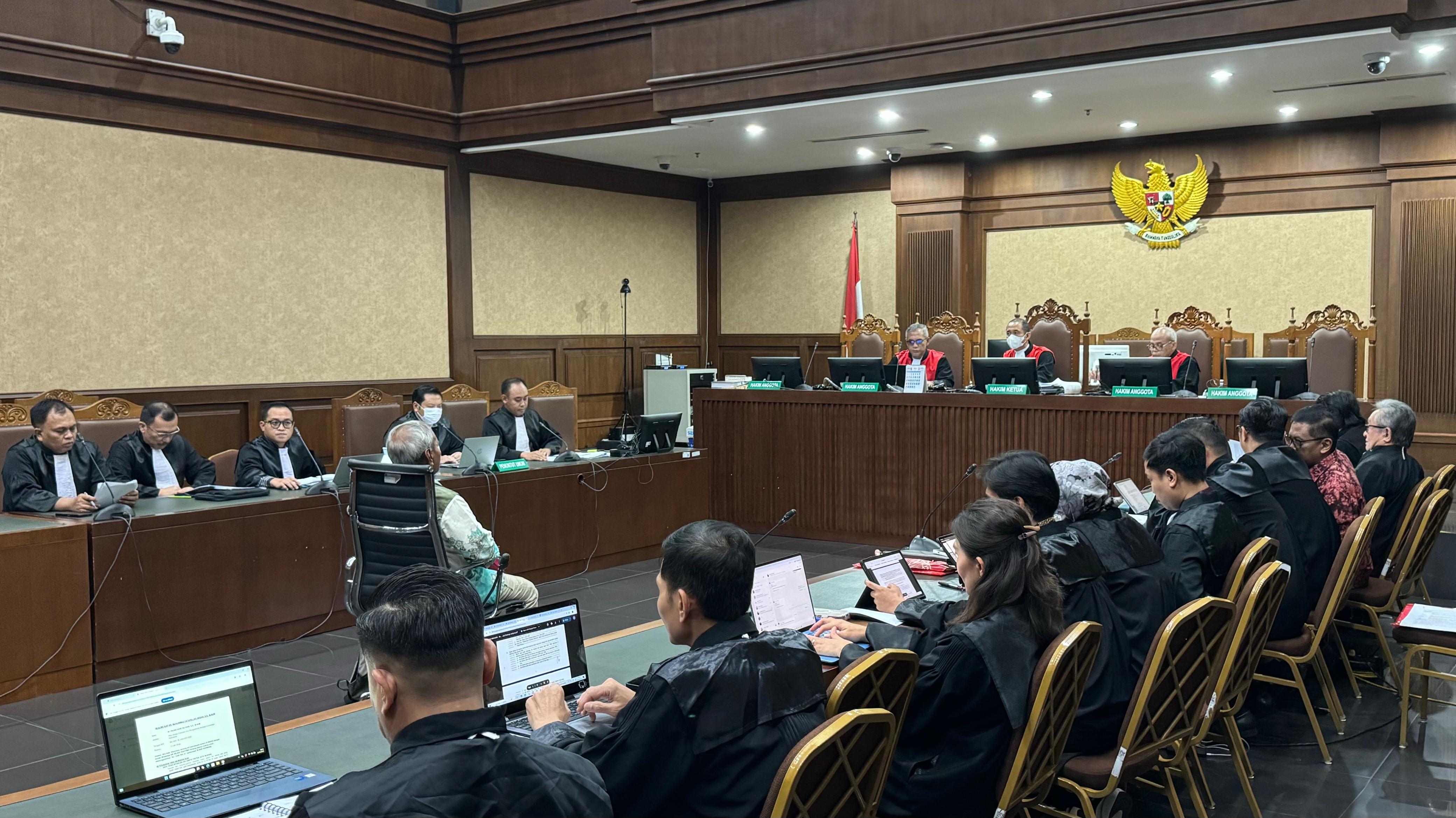 Sidang kasus dugaan suap proses pergantian antarwaktu (PAW). (BeritaNasional/Panji)