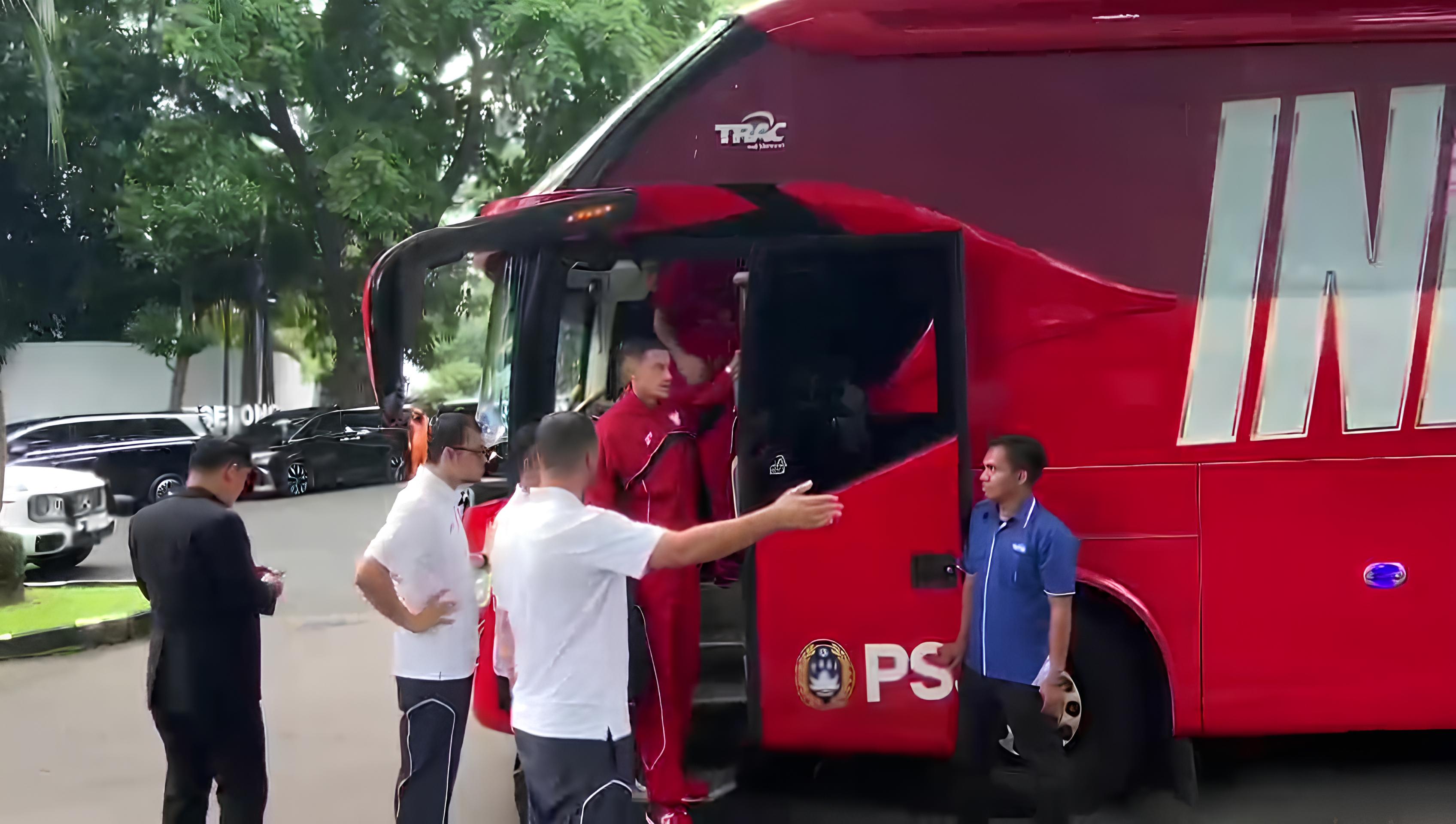 Timnas Indonesia ke rumah Presiden Prabowo. (BeritaNasional/Bachtiar)