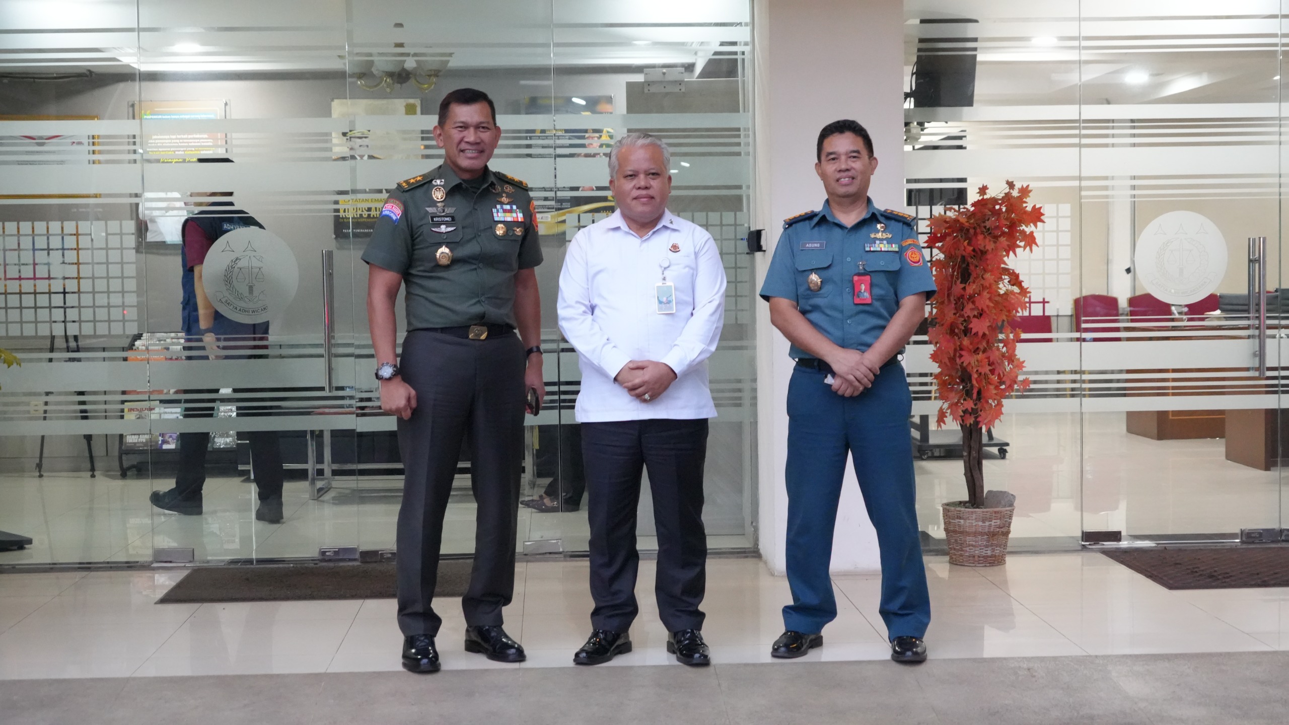 TNI-Kejagung Koordinasi Implementasi Perpres Perlindungan Jaksa. (BeritaNasional/Bachtiar)