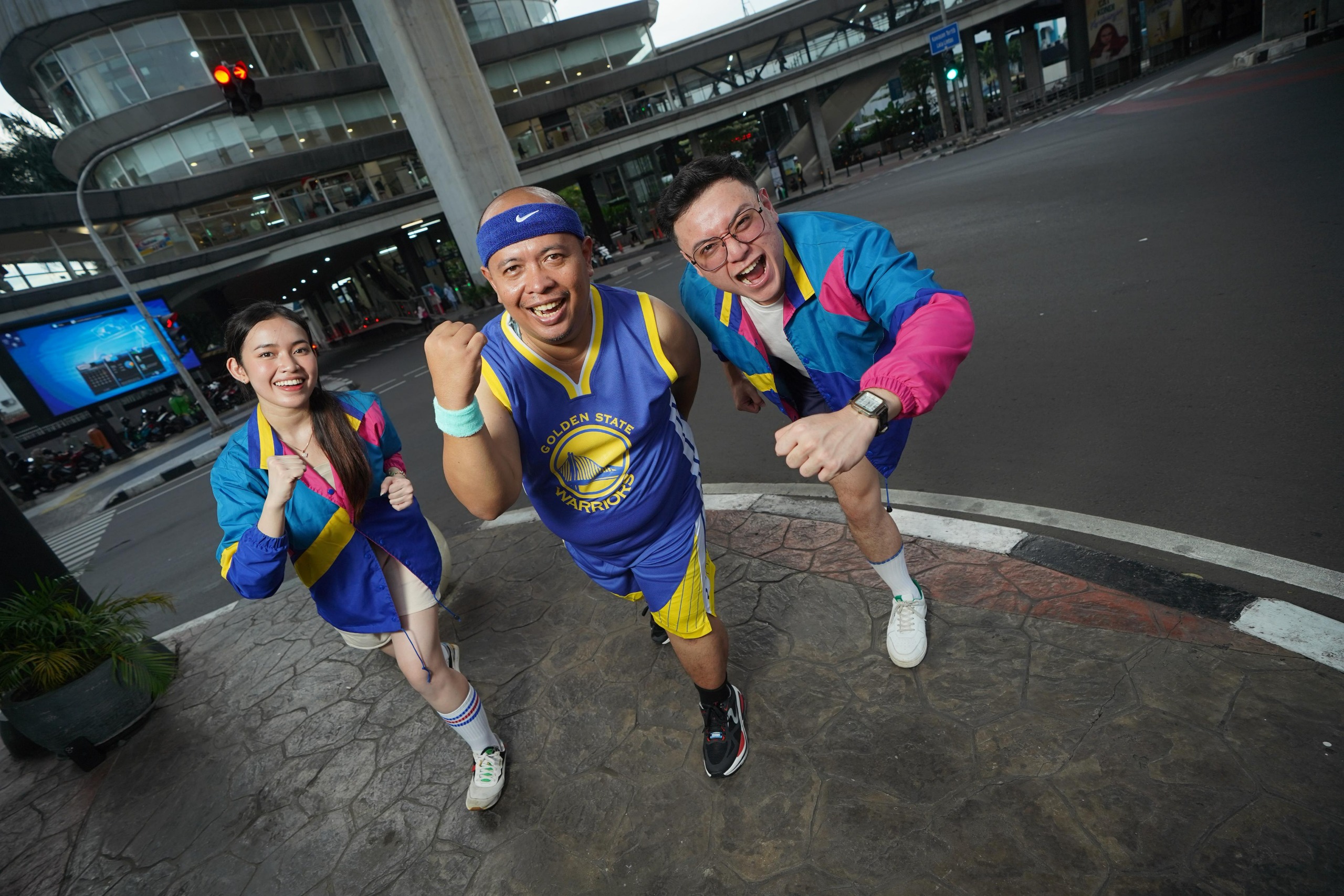 Transjakarta menggelar event Sky Fun Run untuk memeriahkan rangkatan HUT Ke-498 Jakarta. (Foto/Transjakarta)