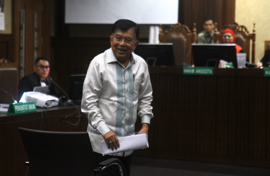 Wakil Presiden ke-10 dan 12 Jusuf Kalla. (BeritaNasional/Oke Atmaja)