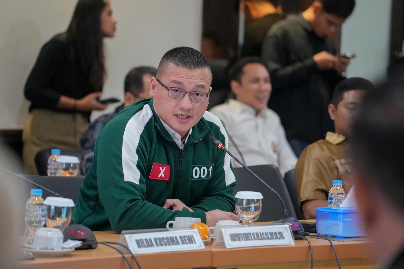 Anggota Komisi C DPRD DKI Jakarta dari Fraksi PDIP Hardiyanto Kenneth saat diwawancarai. (Foto/istimewa)
