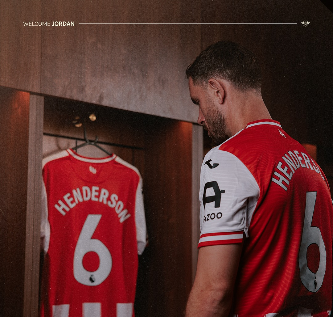 Jordan Henderson resmi memperkuat Brentford. (Foto/Instagram Brentford)